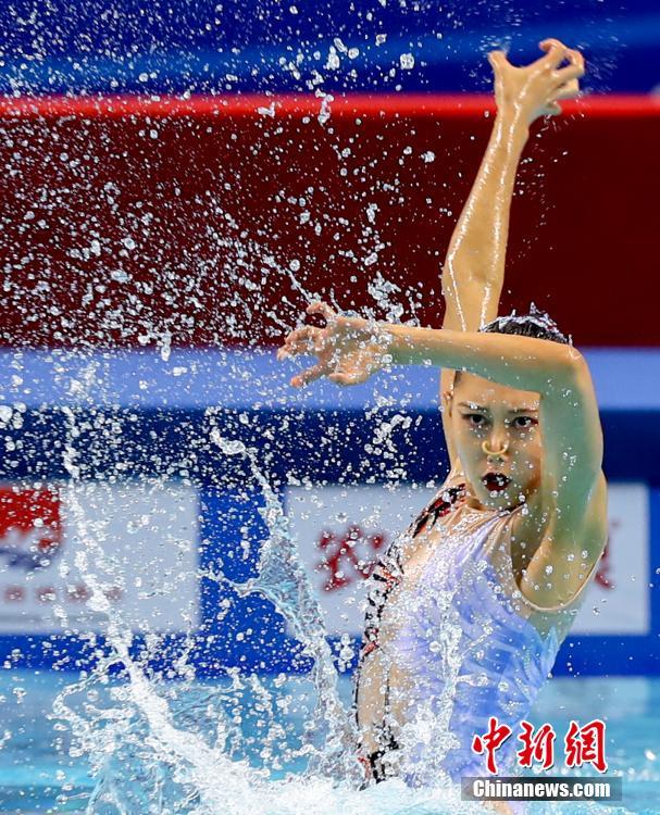 2019全国花样游泳锦标赛在武汉开赛（2）