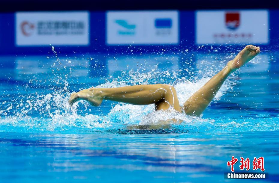 2019全国花样游泳锦标赛在武汉开赛（2）