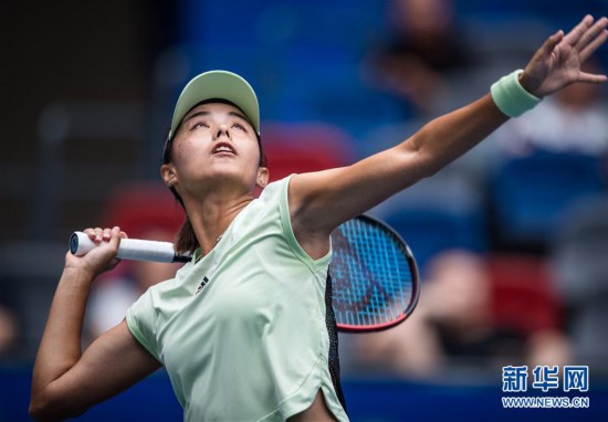 （体育）（10）网球——武汉公开赛：王蔷不敌里斯克