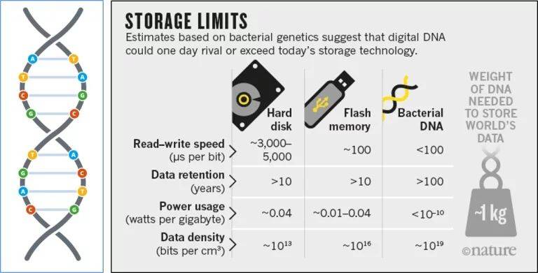 用一公斤DNA代替你的硬盘,靠谱吗?